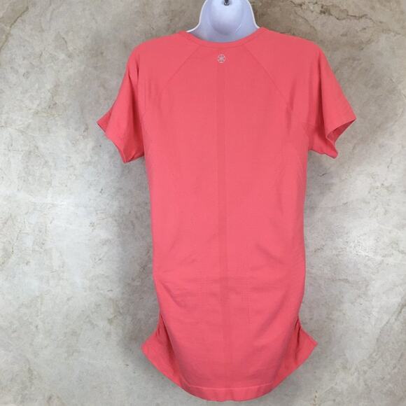GAIAM Women's Corral-Pink Short-Sleeve Yoga Top Size L - Picture 2 of 12